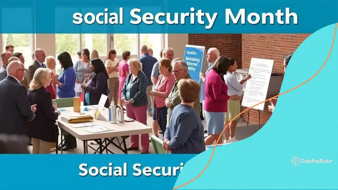 How to get involved in Social Security Month