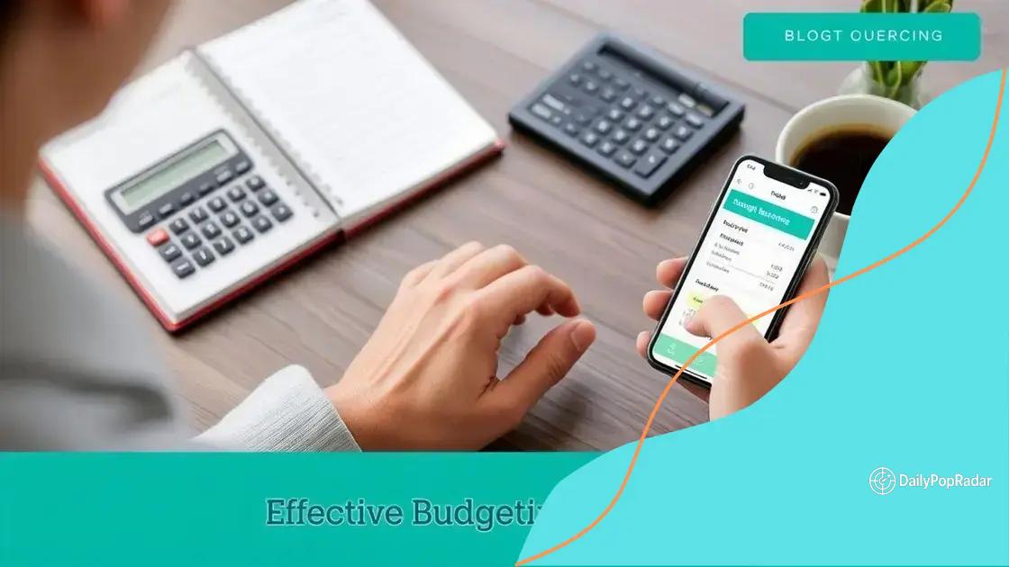 How to budget effectively